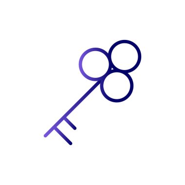 Anahtar simgesi vektör illüstrasyonu