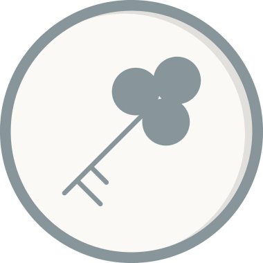 Anahtar simgesi vektör illüstrasyonu