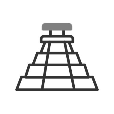 Tek simgenin vektör illüstrasyonu