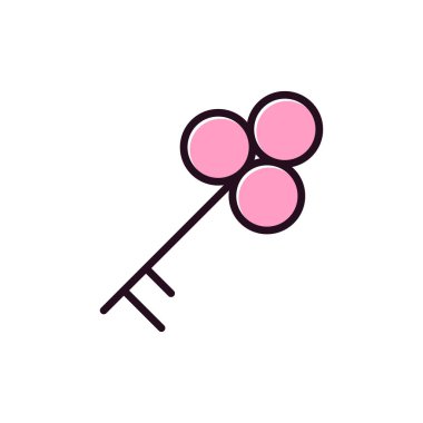 Anahtar simgesi vektör illüstrasyonu