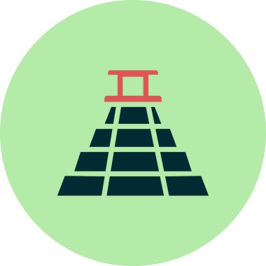 Modern havaalanı simgesinin vektör illüstrasyonu