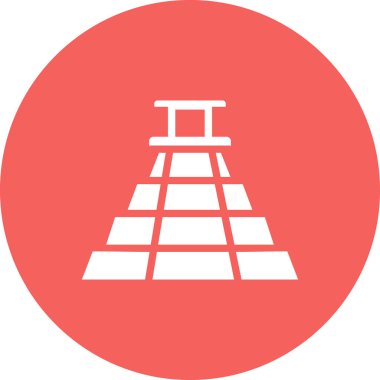 Modern yapı simgesinin vektör illüstrasyonu