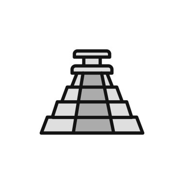 Tapınak simgesinin vektör illüstrasyonu