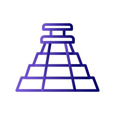 Tek simgenin vektör illüstrasyonu