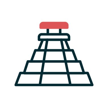 Tek simgenin vektör illüstrasyonu