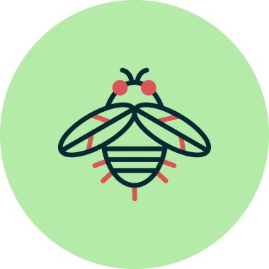 Beyaz arka planda şirin bir arı.