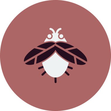 Beyaz arka planda şirin bir arı.