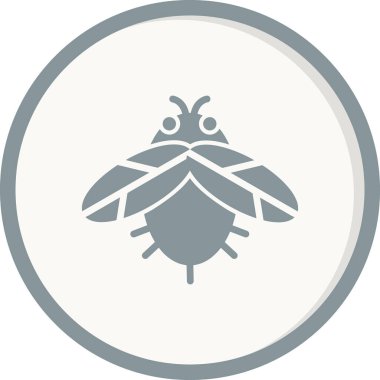 Beyaz arka planda şirin bir arı.