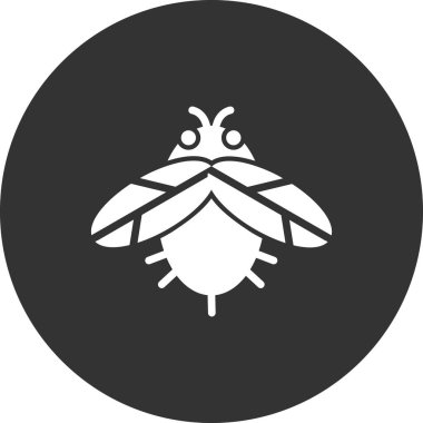 Beyaz arka planda şirin bir arı.