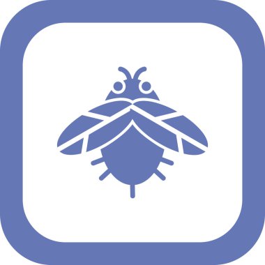 Beyaz arka planda şirin bir arı.