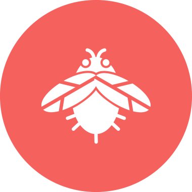 Beyaz arka planda şirin bir arı.