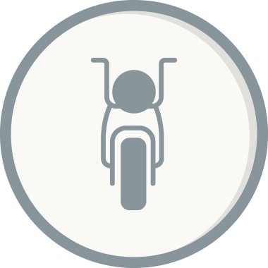 motosiklet ikonu vektör illüstrasyon grafik tasarımı