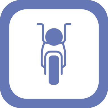 motosiklet ikonu vektör illüstrasyon grafik tasarımı