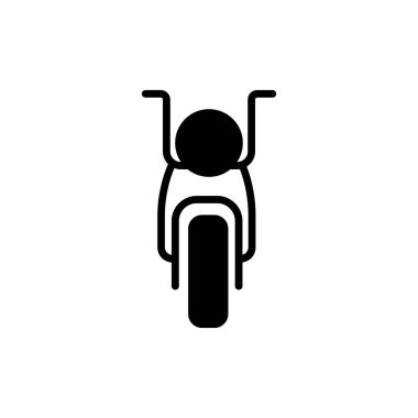 motosiklet ikonu vektör illüstrasyon grafik tasarımı