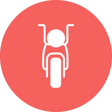 motosiklet ikonu vektör illüstrasyon grafik tasarımı