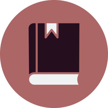 Kitap simgesi, modern vektör illüstrasyon tasarımı