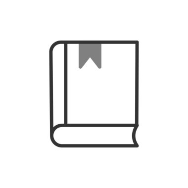 Kitap simgesi, modern vektör illüstrasyon tasarımı