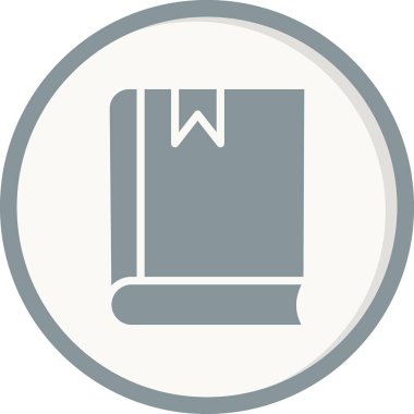 Kitap simgesi, modern vektör illüstrasyon tasarımı