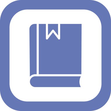 Kitap simgesi, modern vektör illüstrasyon tasarımı