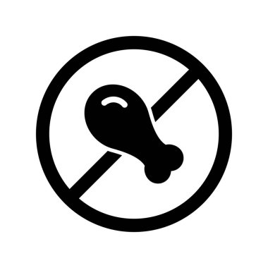 Gıda simgesinin vektör illüstrasyonu