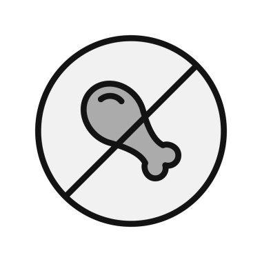 Gıda simgesinin vektör illüstrasyonu