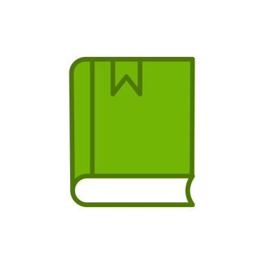 Kitap simgesi, modern vektör illüstrasyon tasarımı