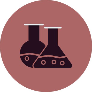 Kimya simgesi, vektör çizimi