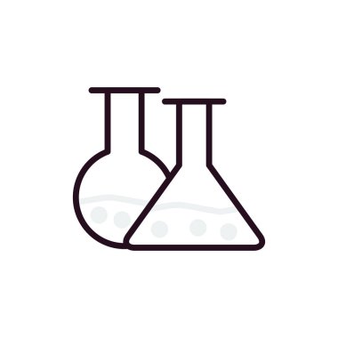 Kimya simgesi, vektör çizimi