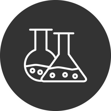 Kimya simgesi, vektör çizimi