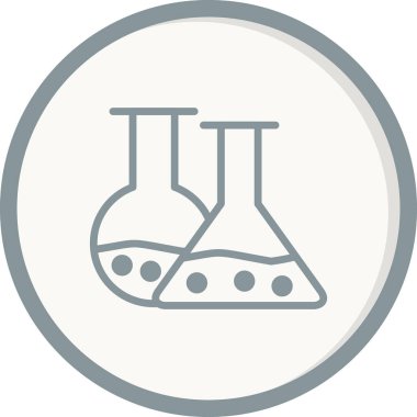 Kimya simgesi, vektör çizimi