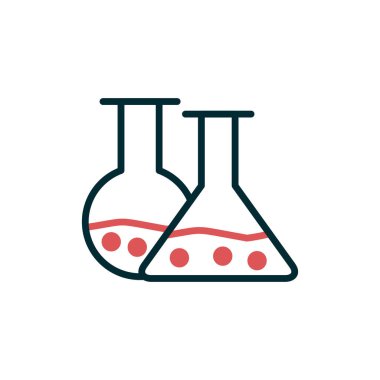 Kimya simgesi, vektör çizimi