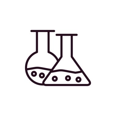 Kimya simgesi, vektör çizimi