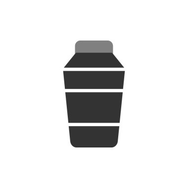 Kokteyl karıştırıcı simgesi, vektör illüstrasyonu