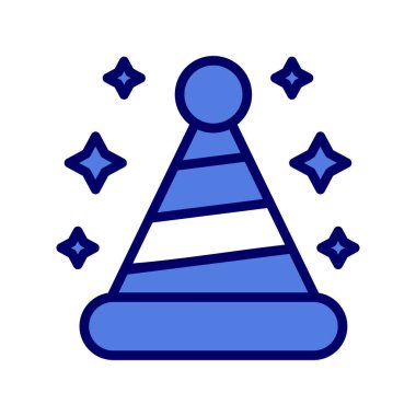  Şapka simgesi vektör illüstrasyonu