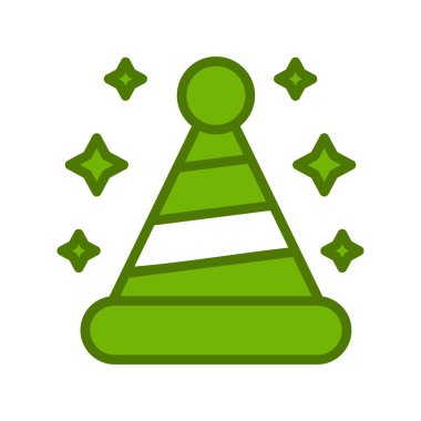  Şapka simgesi vektör illüstrasyonu