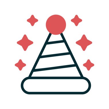  Şapka simgesi vektör illüstrasyonu