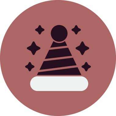  Şapka simgesi vektör illüstrasyonu