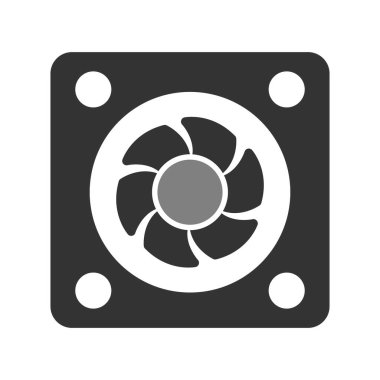 Web tasarımı için fan vektör illüstrasyonu.