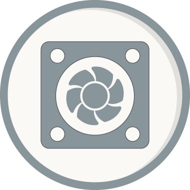 Web tasarımı için fan vektör illüstrasyonu.