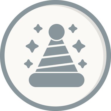  Şapka simgesi vektör illüstrasyonu