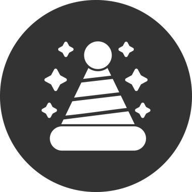  Şapka simgesi vektör illüstrasyonu