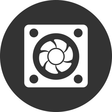 Web tasarımı için fan vektör illüstrasyonu.