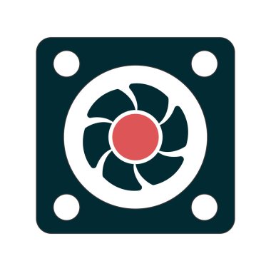 Web tasarımı için fan vektör illüstrasyonu.