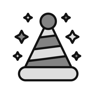  Şapka simgesi vektör illüstrasyonu