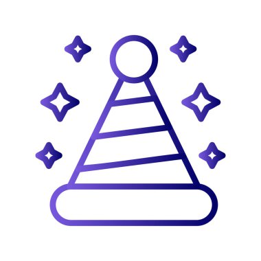  Şapka simgesi vektör illüstrasyonu