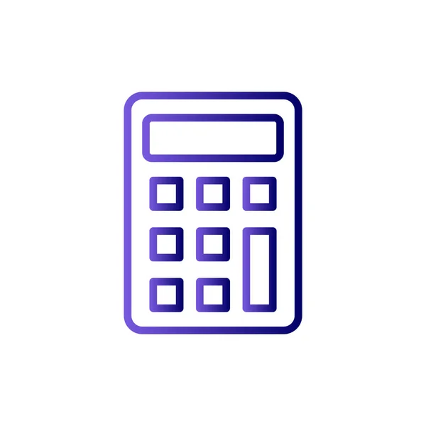 Calculator Icon Vector Illustration — Stock Vector