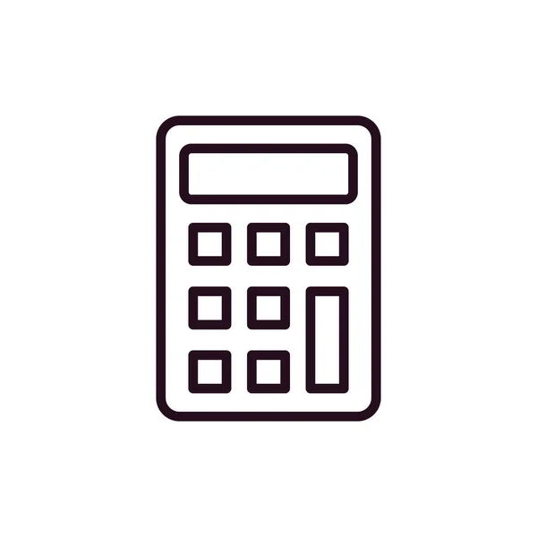 Calculator Icon Vector Illustration — Stock Vector