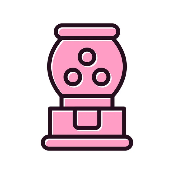 Candy Machine Icon Vector Illustration — Vector de stock