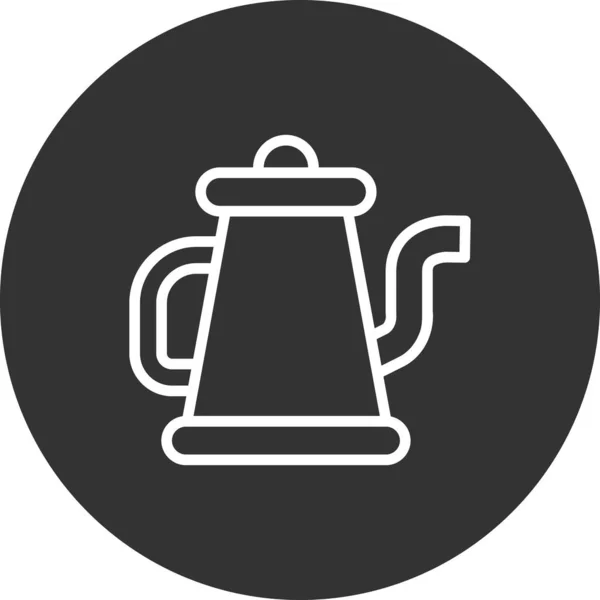 Εικονίδιο Φορέα Βραστήρα Καφέ — Διανυσματικό Αρχείο