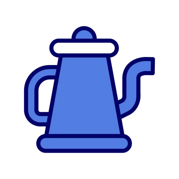 Kaffeekessel Vektor Symbol — Stockvektor